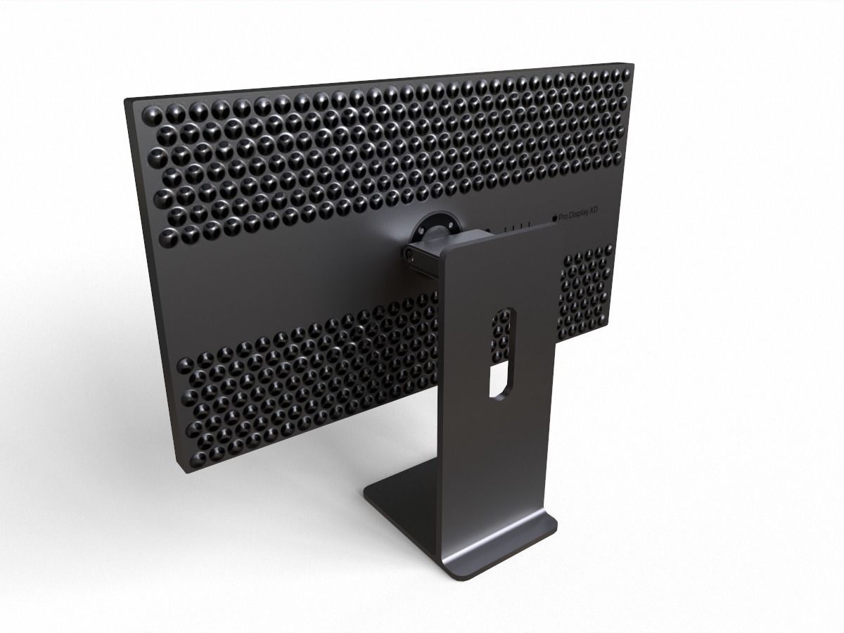 2019 apple pro display xdr Low-poly 3D model_1