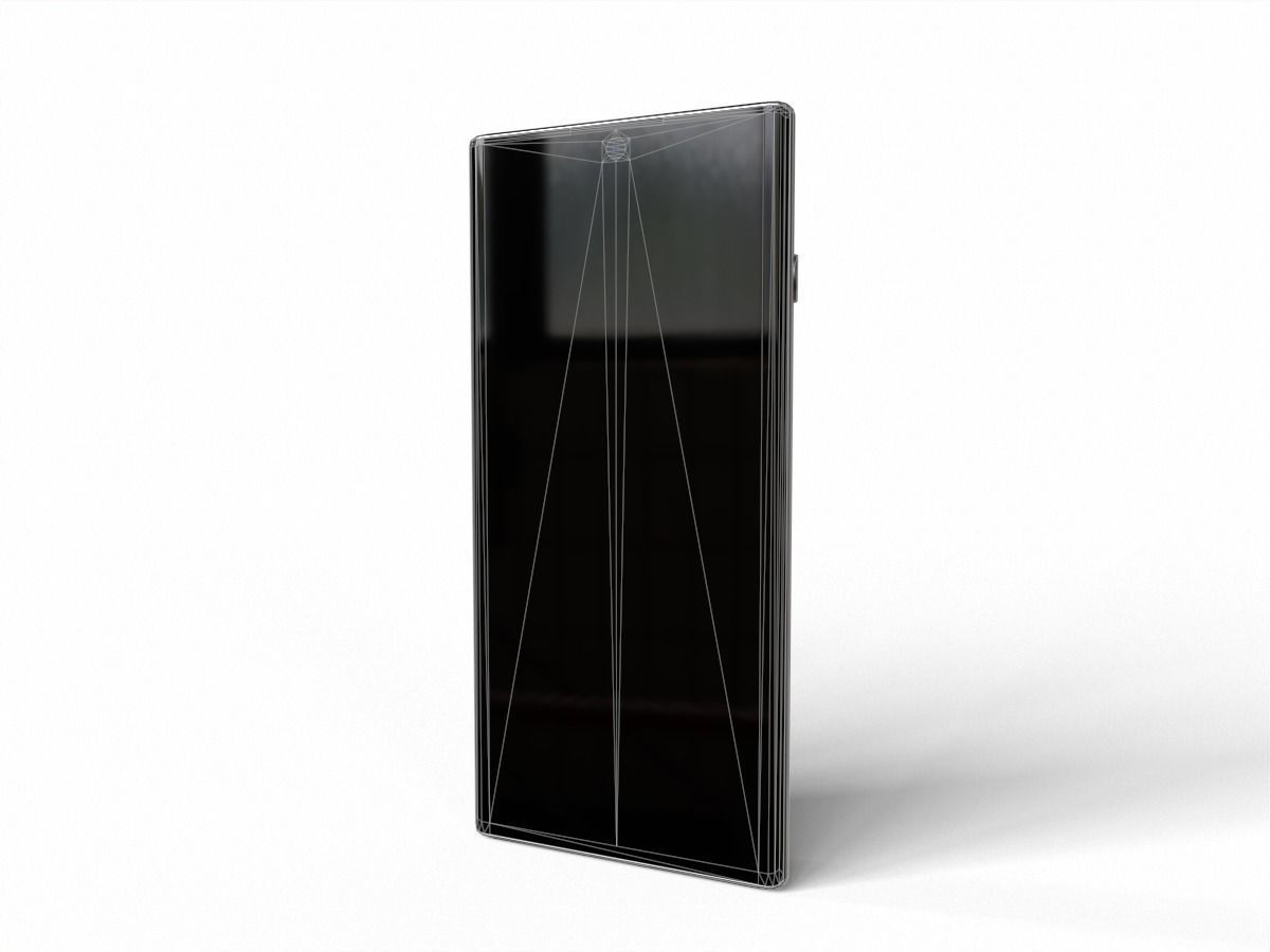 2019 samsung note 10 plus Low-poly 3D model_7