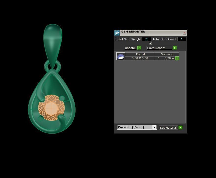 Pendant 103 3D print model_7