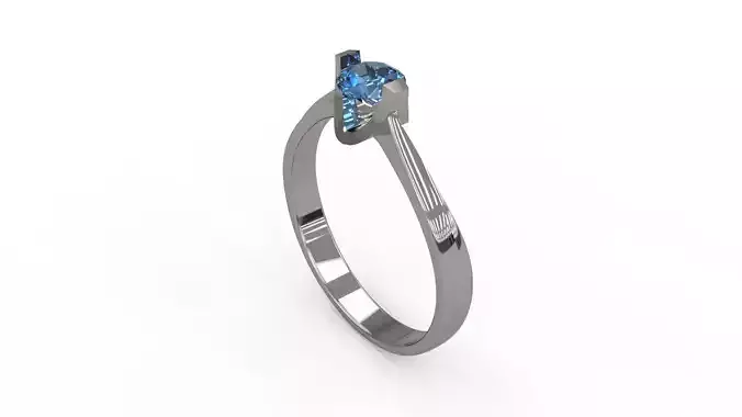 Woman Solitaire Ring 191