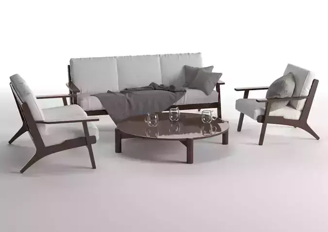 Oak Sofa Mod Outdoor Furniture