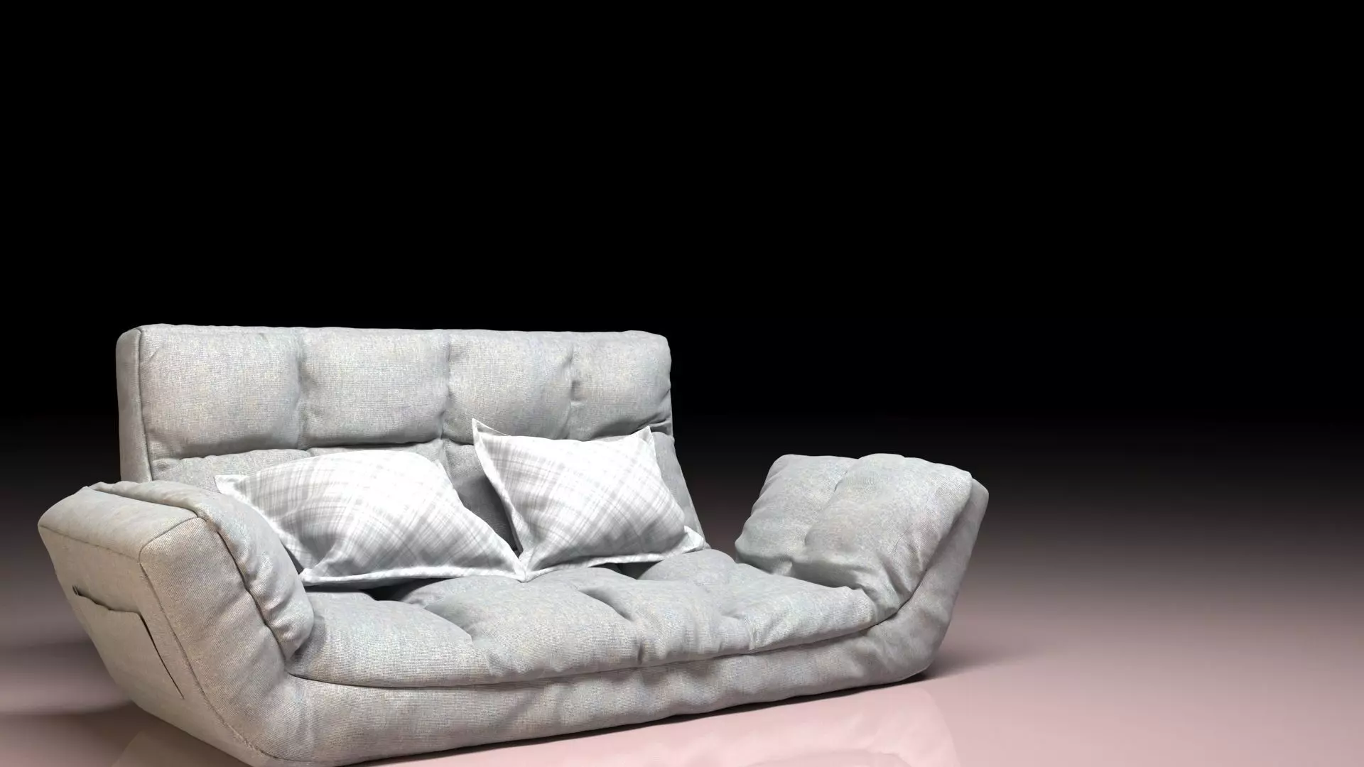 cozy sofa 3D model_0