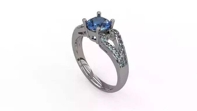 Woman Solitaire Ring 200