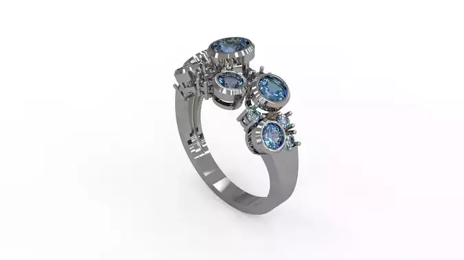 Woman Solitaire Ring 201