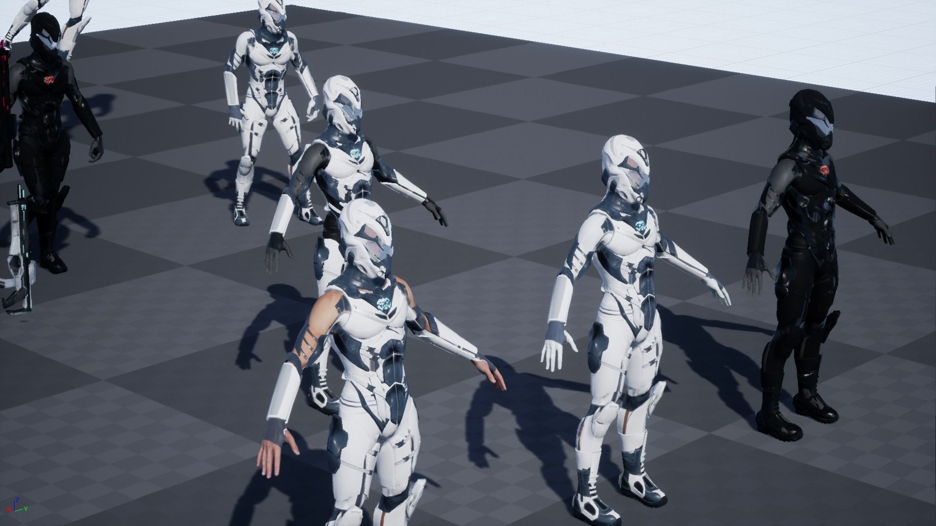 Sci Fi Trooper Game Ready Low-poly 3D model_29