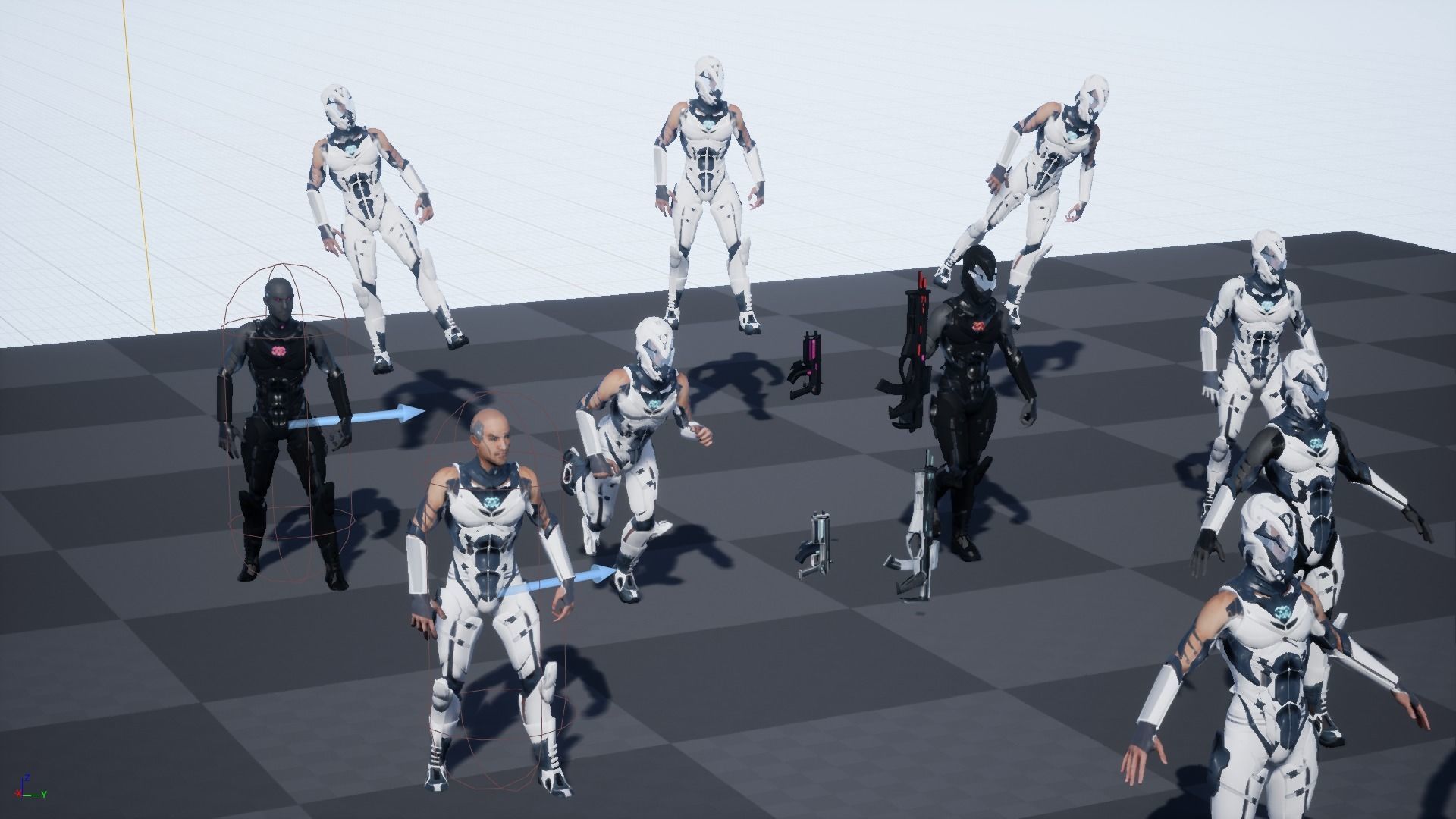 Sci Fi Trooper Game Ready Low-poly 3D model_30