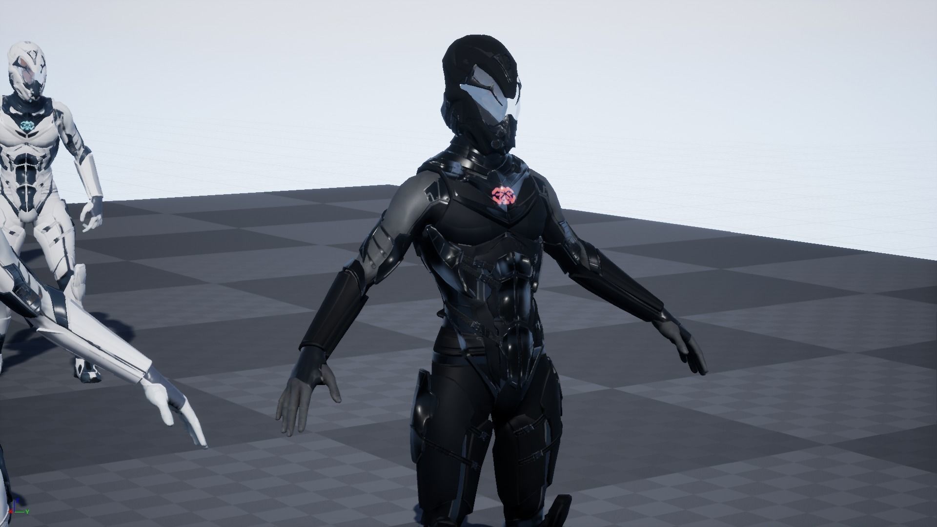Sci Fi Trooper Game Ready Low-poly 3D model_27