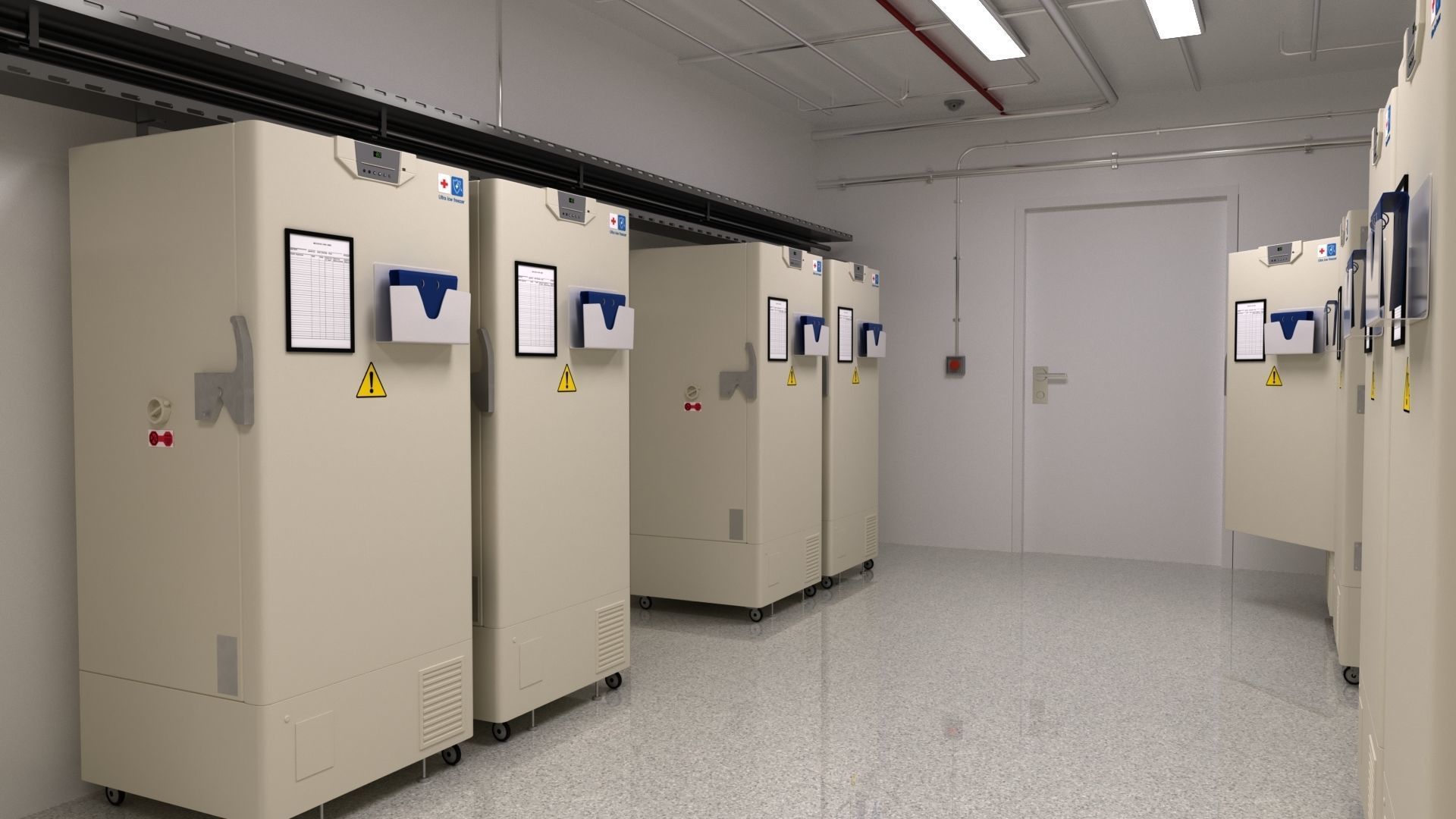 3D Vaccine Storage Facility 3D model_4