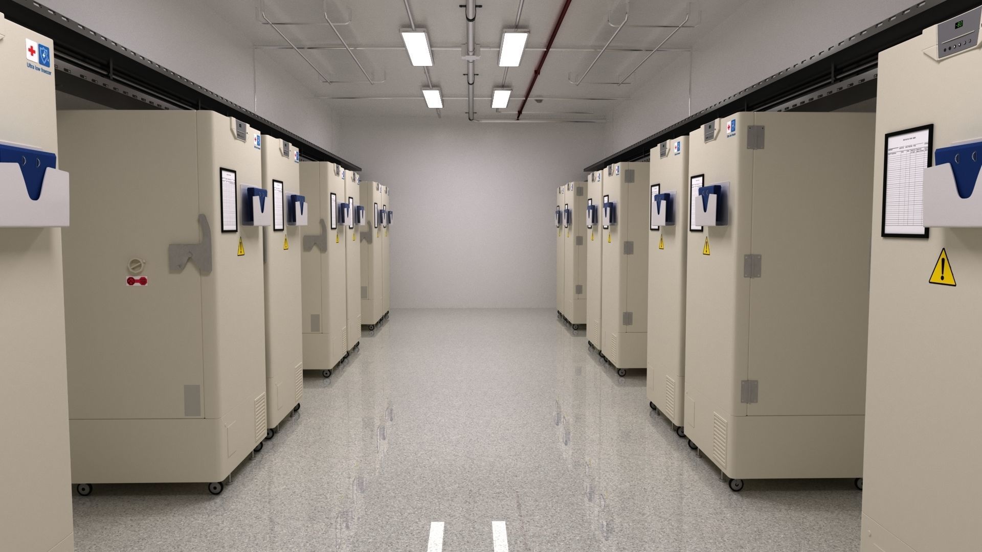 3D Vaccine Storage Facility 3D model_5