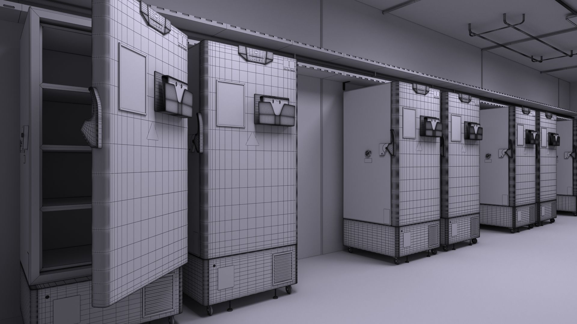 3D Vaccine Storage Facility 3D model_8