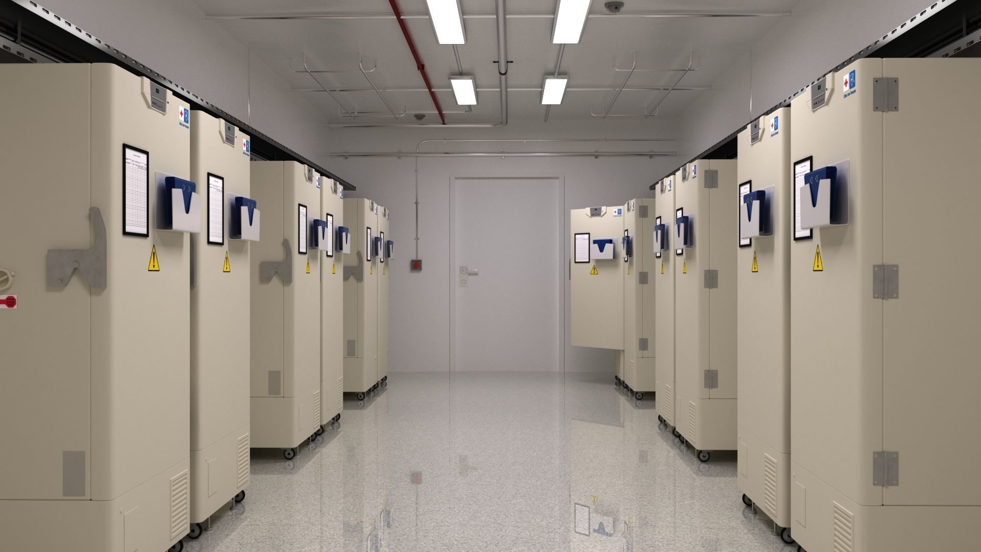 3D Vaccine Storage Facility 3D model_2