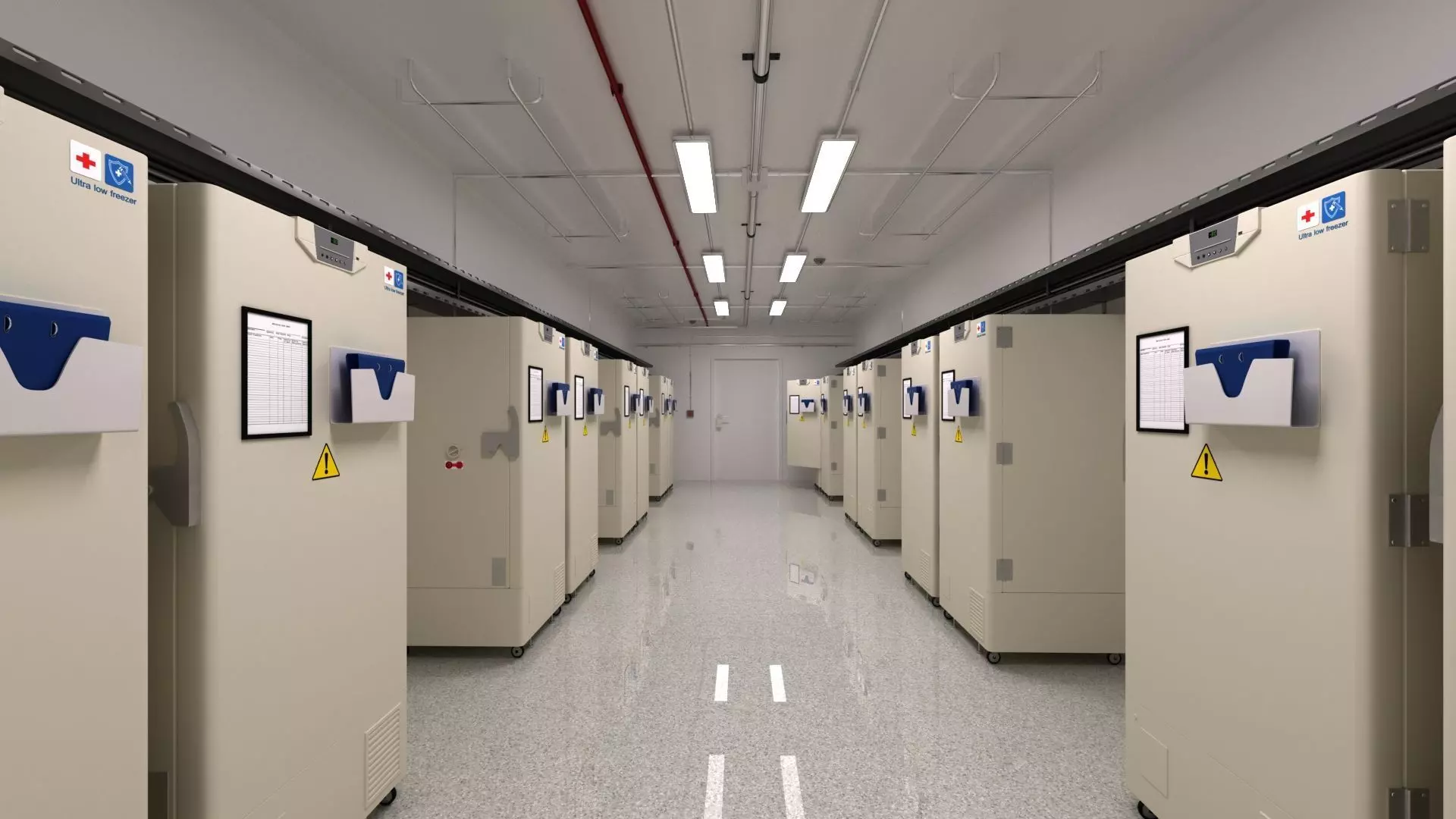 3D Vaccine Storage Facility 3D model_0