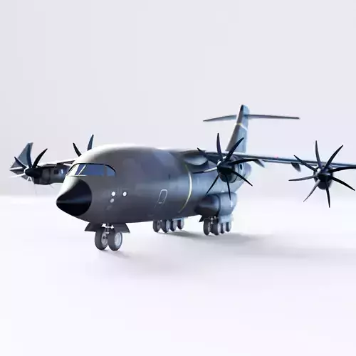 Military Airplane 3D model