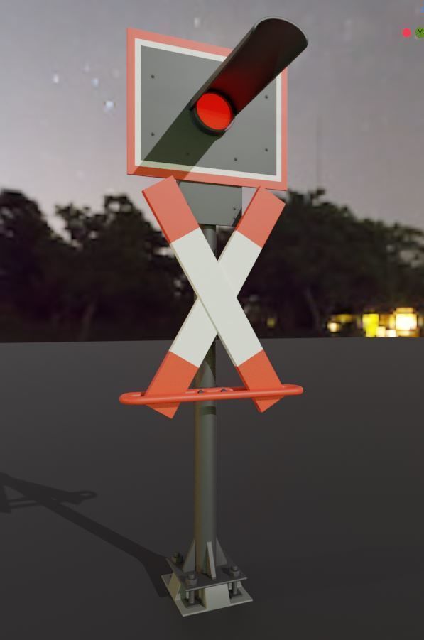 Andreaskreuz Version 1 and 2 High-Poly 3D Model Collection_5