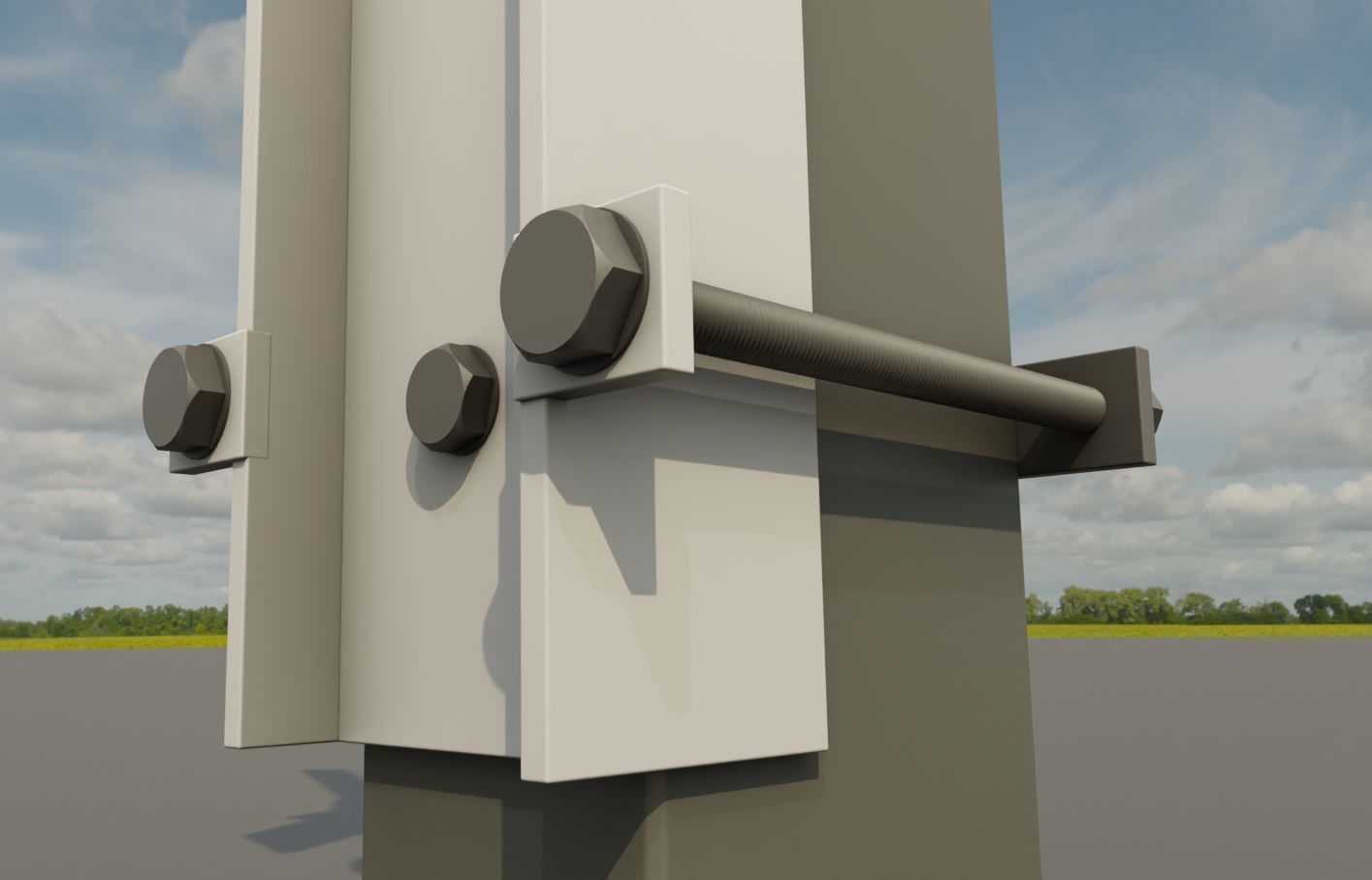 Andreaskreuz Version 1 and 2 High-Poly 3D Model Collection_14