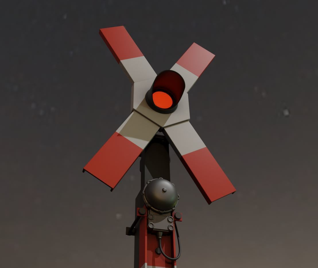 Andreaskreuz Version 1 and 2 High-Poly 3D Model Collection_12