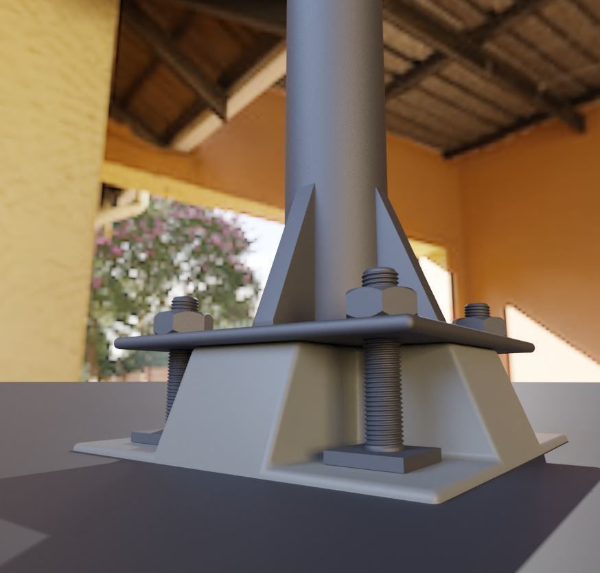 Andreaskreuz Version 1 and 2 High-Poly 3D Model Collection_4