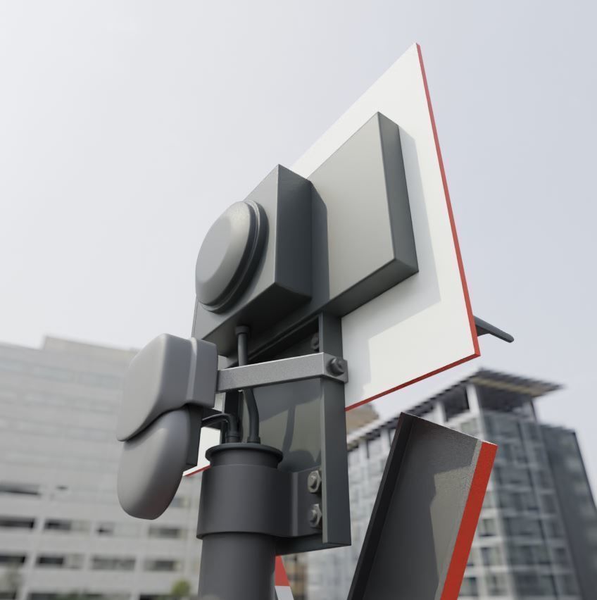 Andreaskreuz Version 1 and 2 High-Poly 3D Model Collection_7