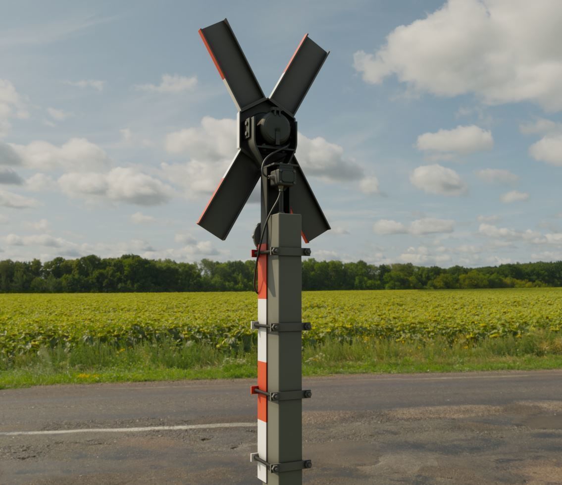 Andreaskreuz Version 1 and 2 High-Poly 3D Model Collection_19