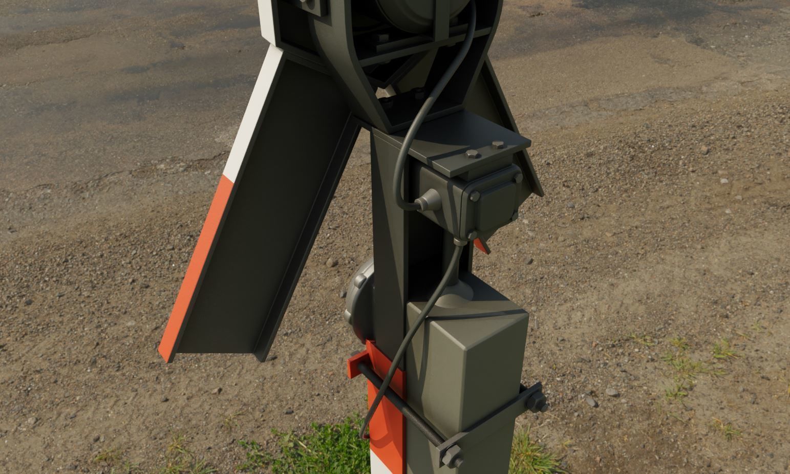 Andreaskreuz Version 1 and 2 High-Poly 3D Model Collection_25