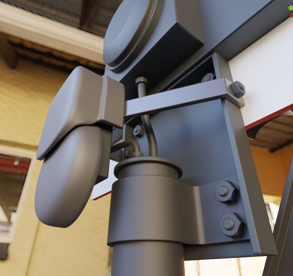 Andreaskreuz Version 1 and 2 High-Poly 3D Model Collection_9