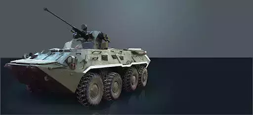 Fighting machine Low-poly 3D model