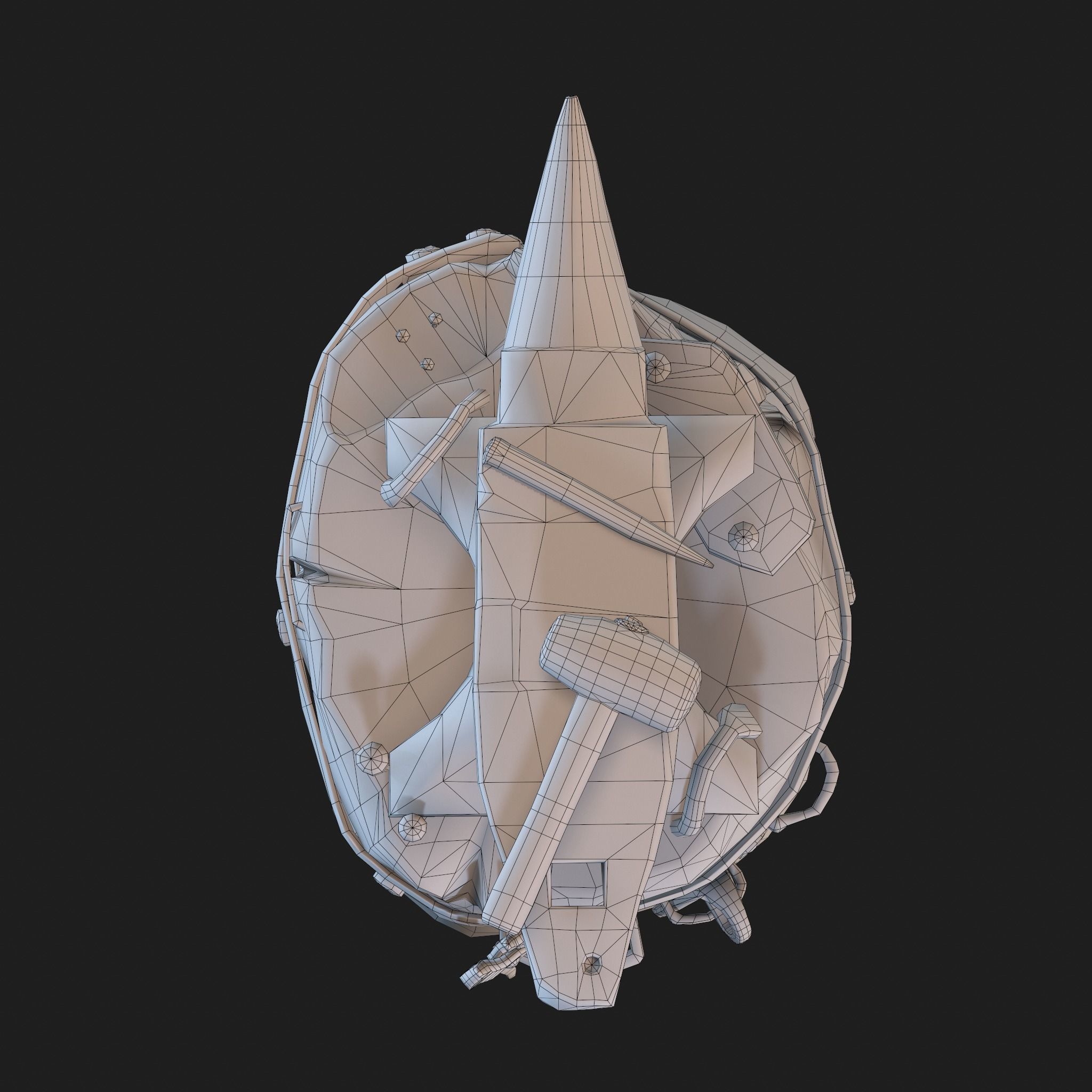 Medieval Blacksmith Anvil Set Low-poly 3D model_63