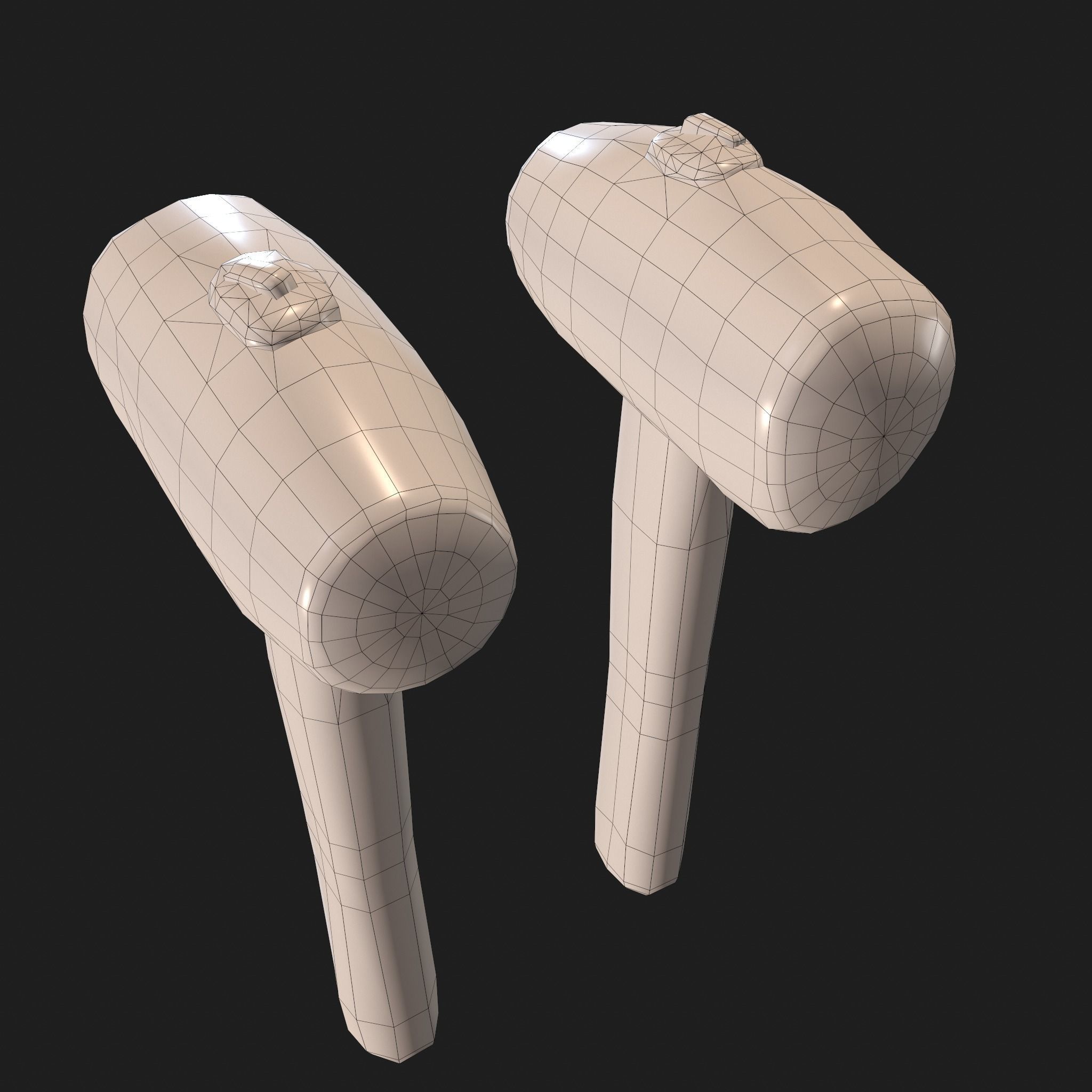 Medieval Blacksmith Anvil Set Low-poly 3D model_96