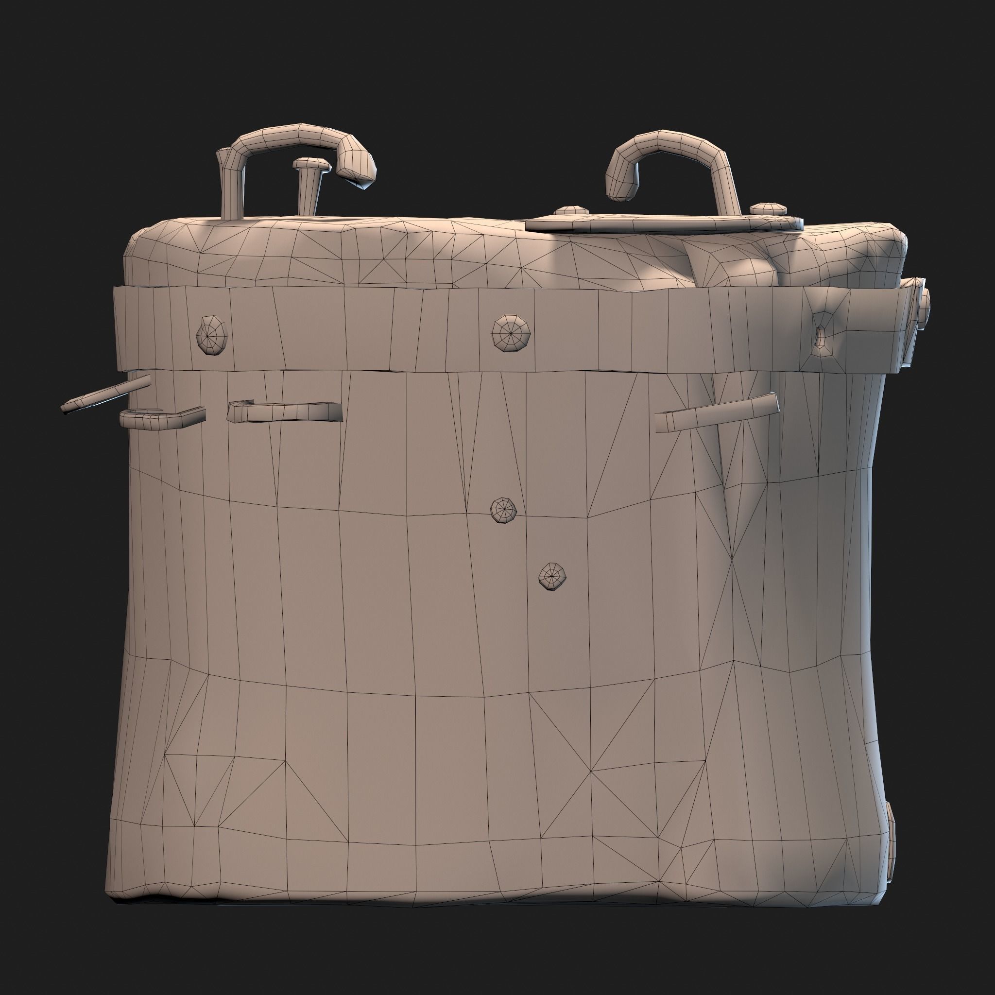 Medieval Blacksmith Anvil Set Low-poly 3D model_92