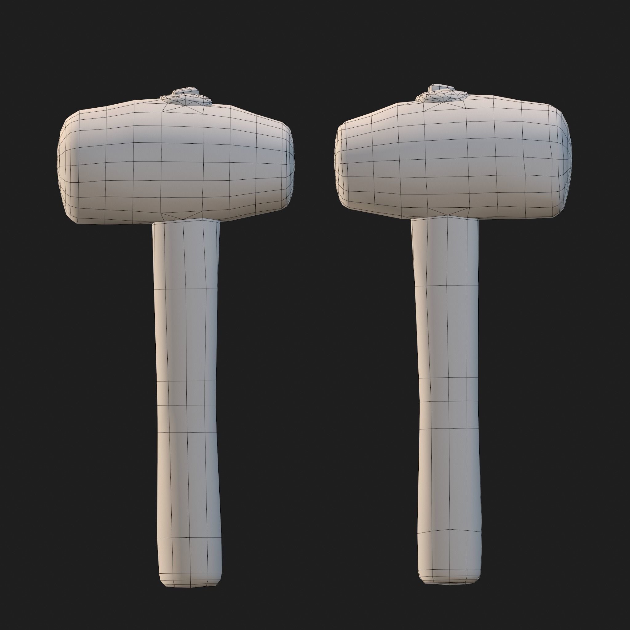 Medieval Blacksmith Anvil Set Low-poly 3D model_94