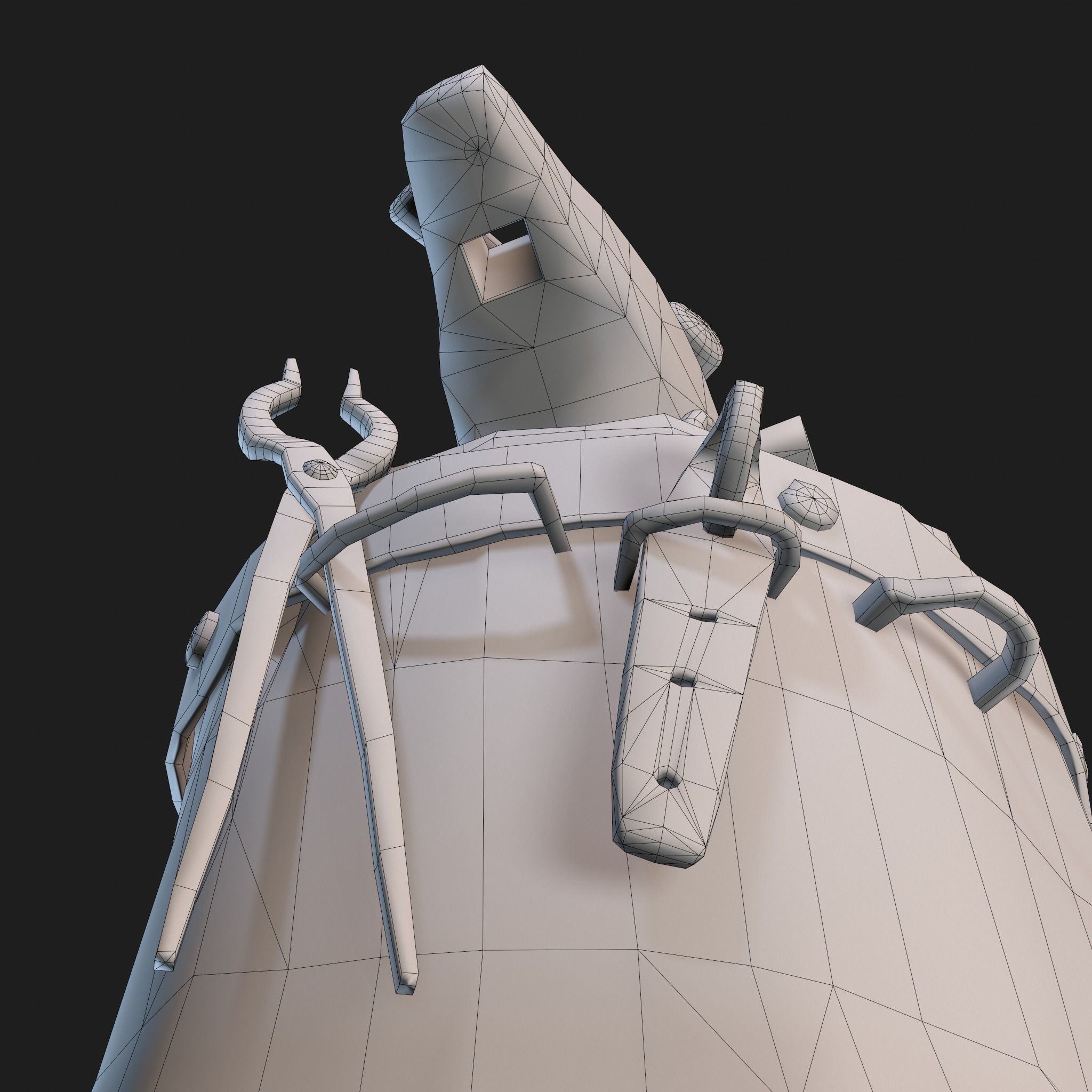 Medieval Blacksmith Anvil Set Low-poly 3D model_88