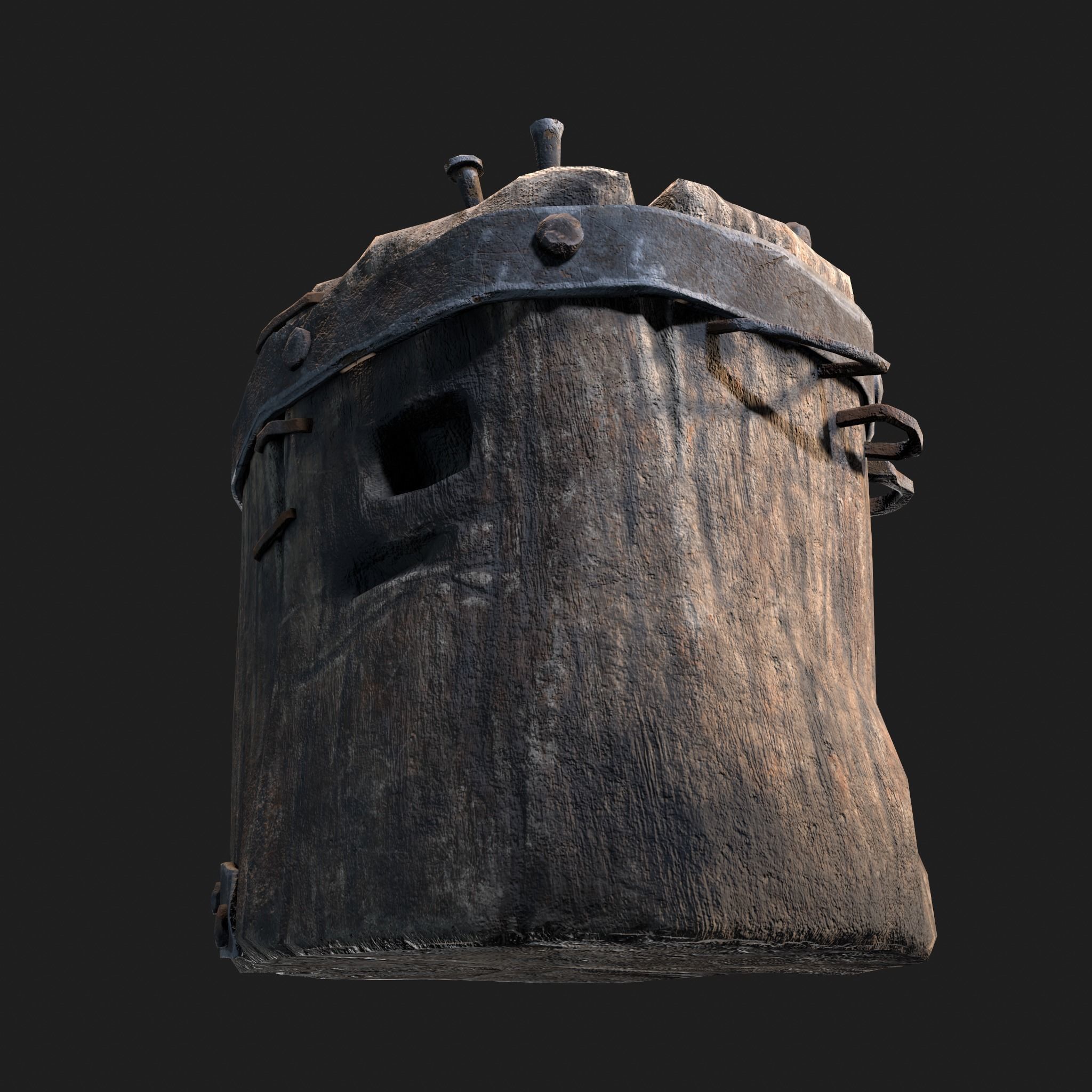 Medieval Blacksmith Anvil Set Low-poly 3D model_56