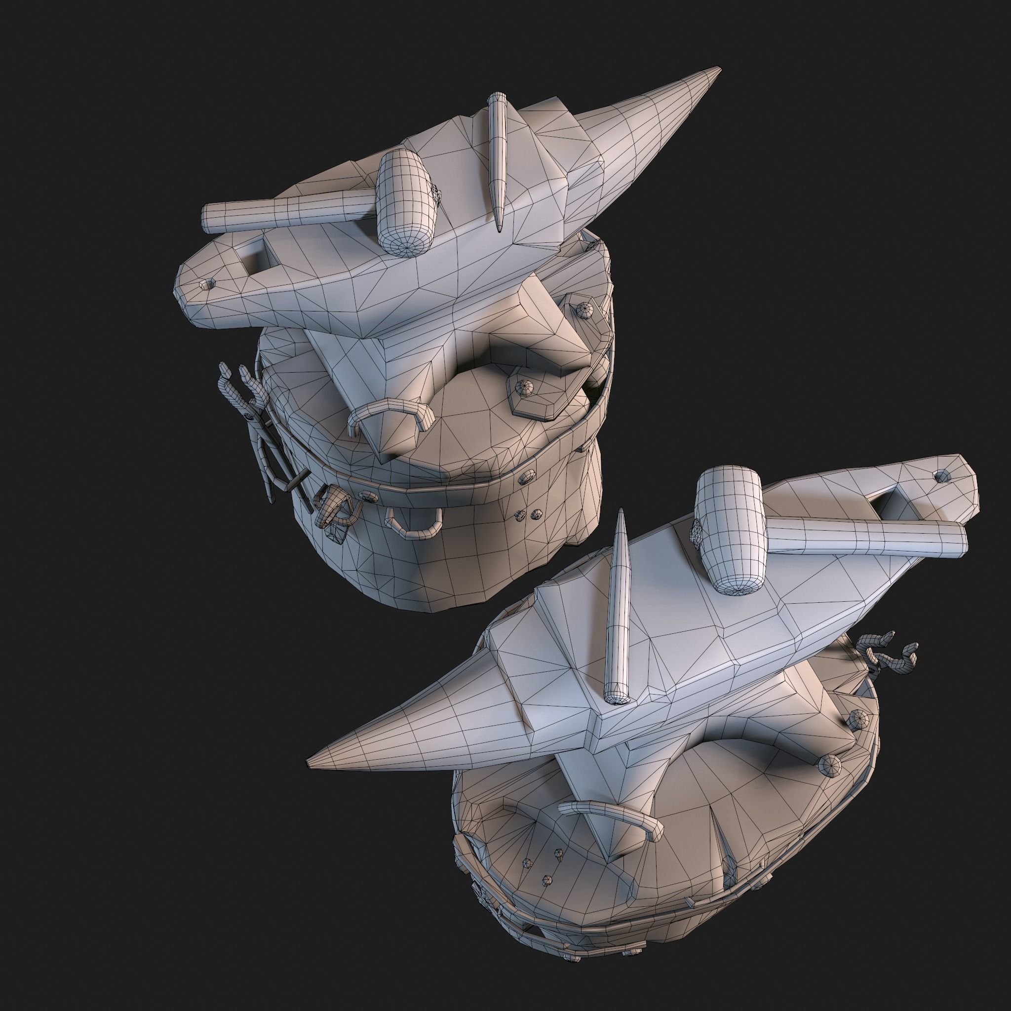 Medieval Blacksmith Anvil Set Low-poly 3D model_74