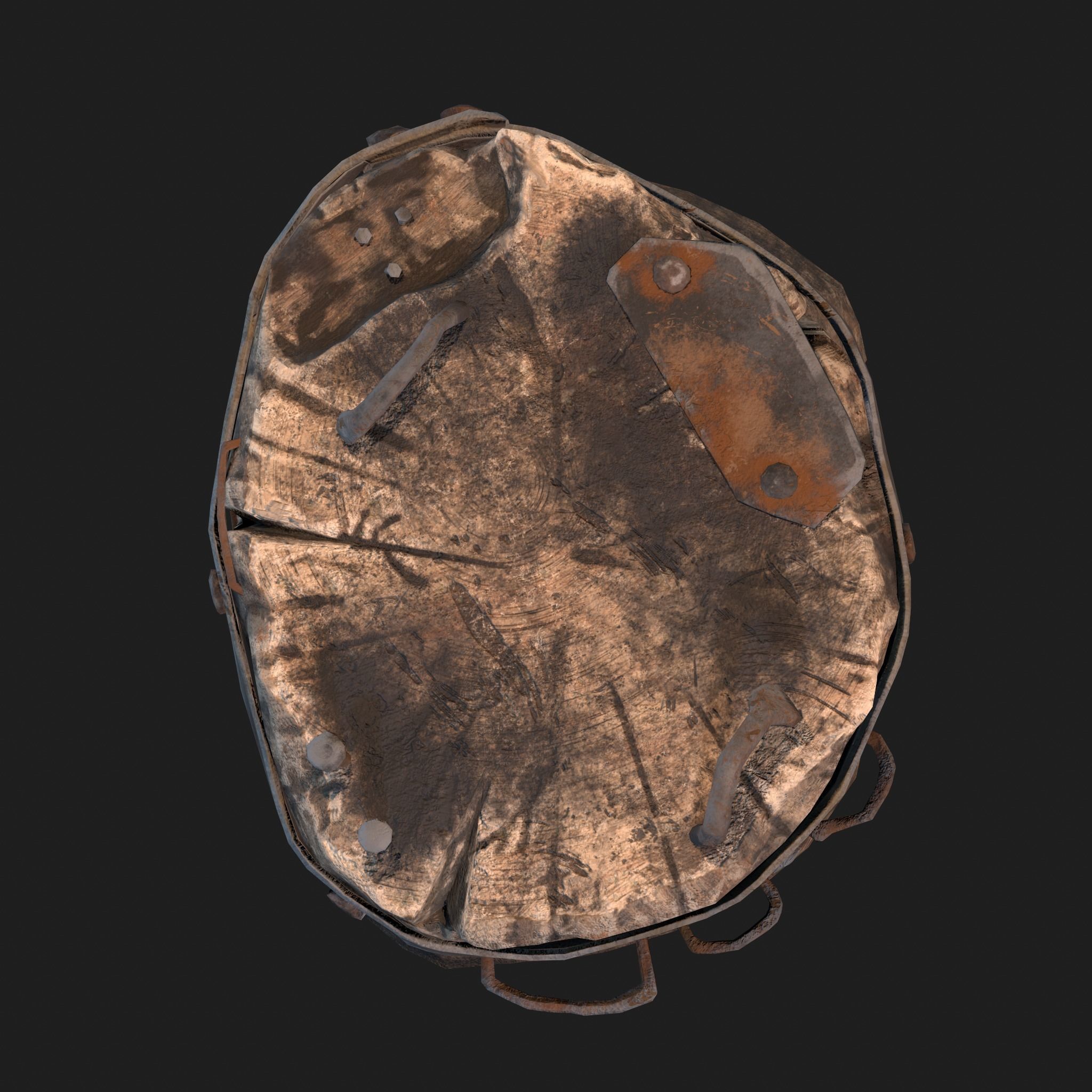 Medieval Blacksmith Anvil Set Low-poly 3D model_33