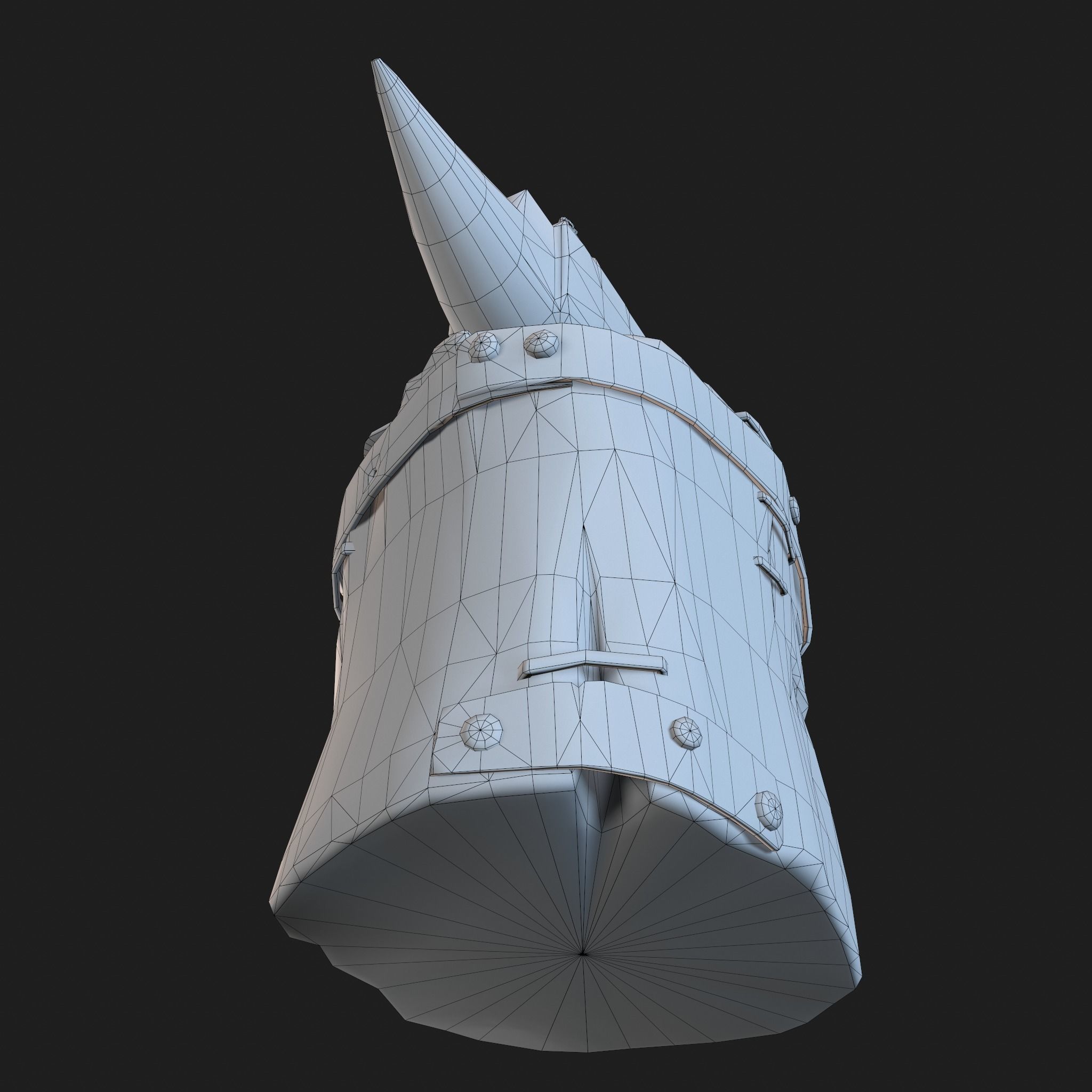 Medieval Blacksmith Anvil Set Low-poly 3D model_65