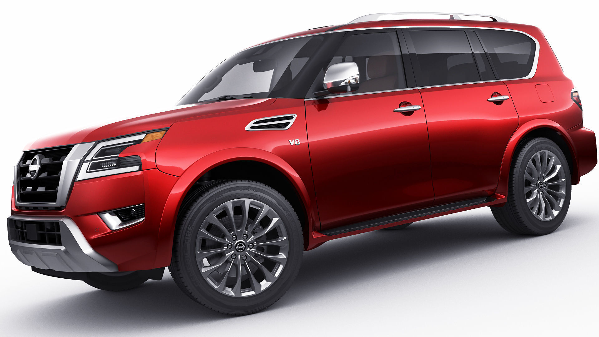 Nissan Armada 2021 3D model_10