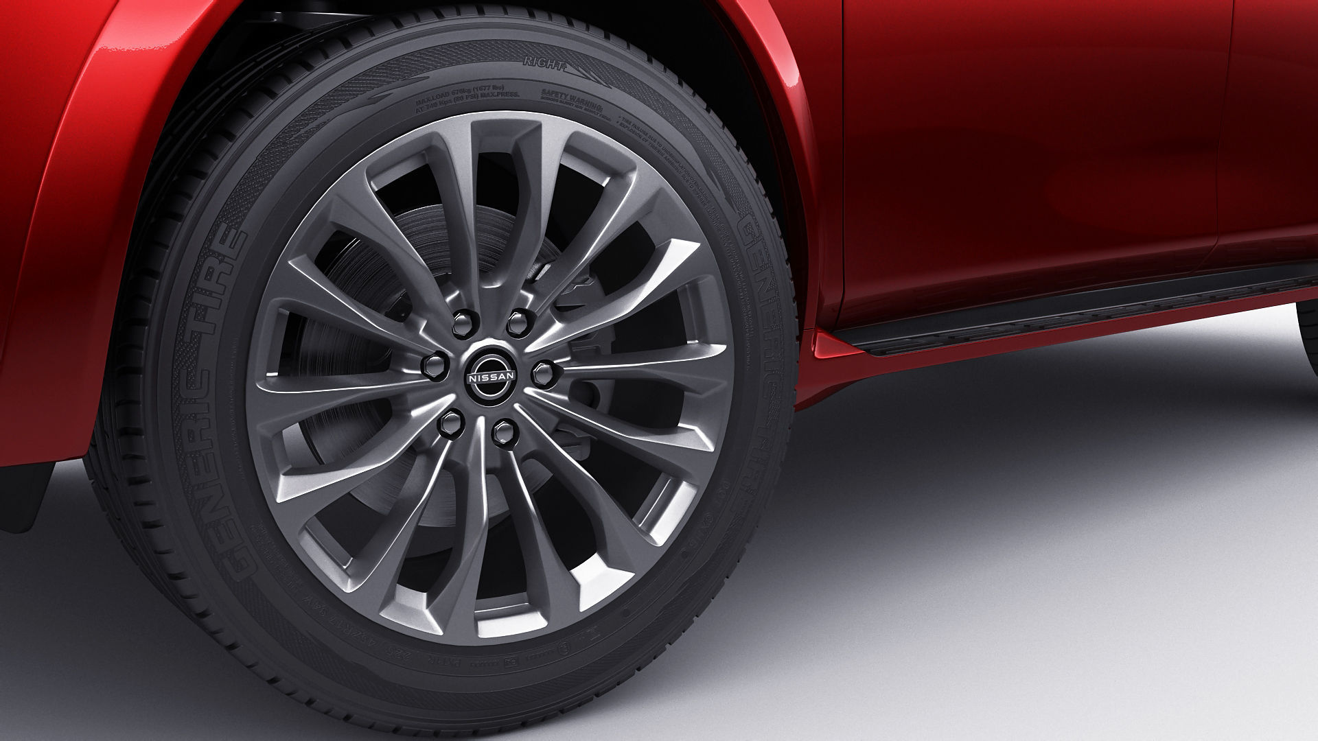 Nissan Armada 2021 3D model_12