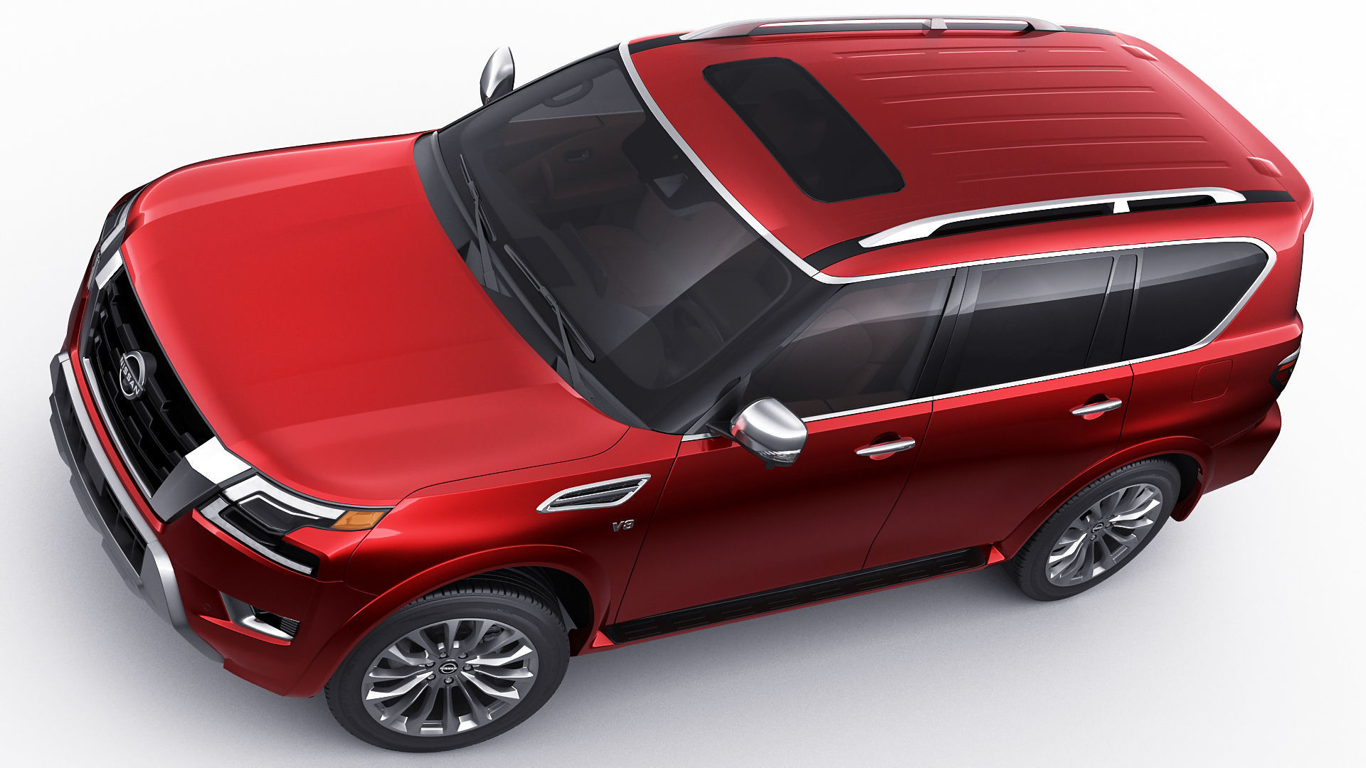 Nissan Armada 2021 3D model_8