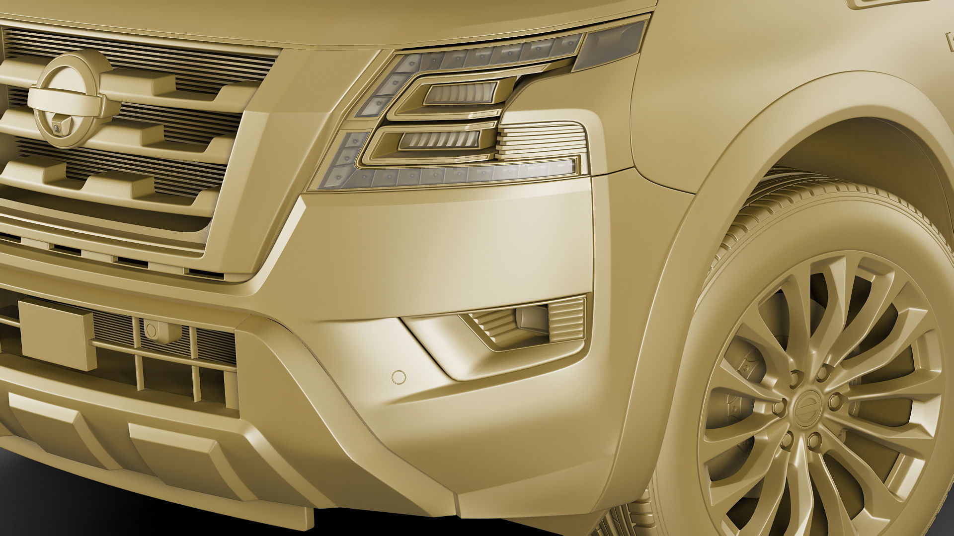 Nissan Armada 2021 3D model_21