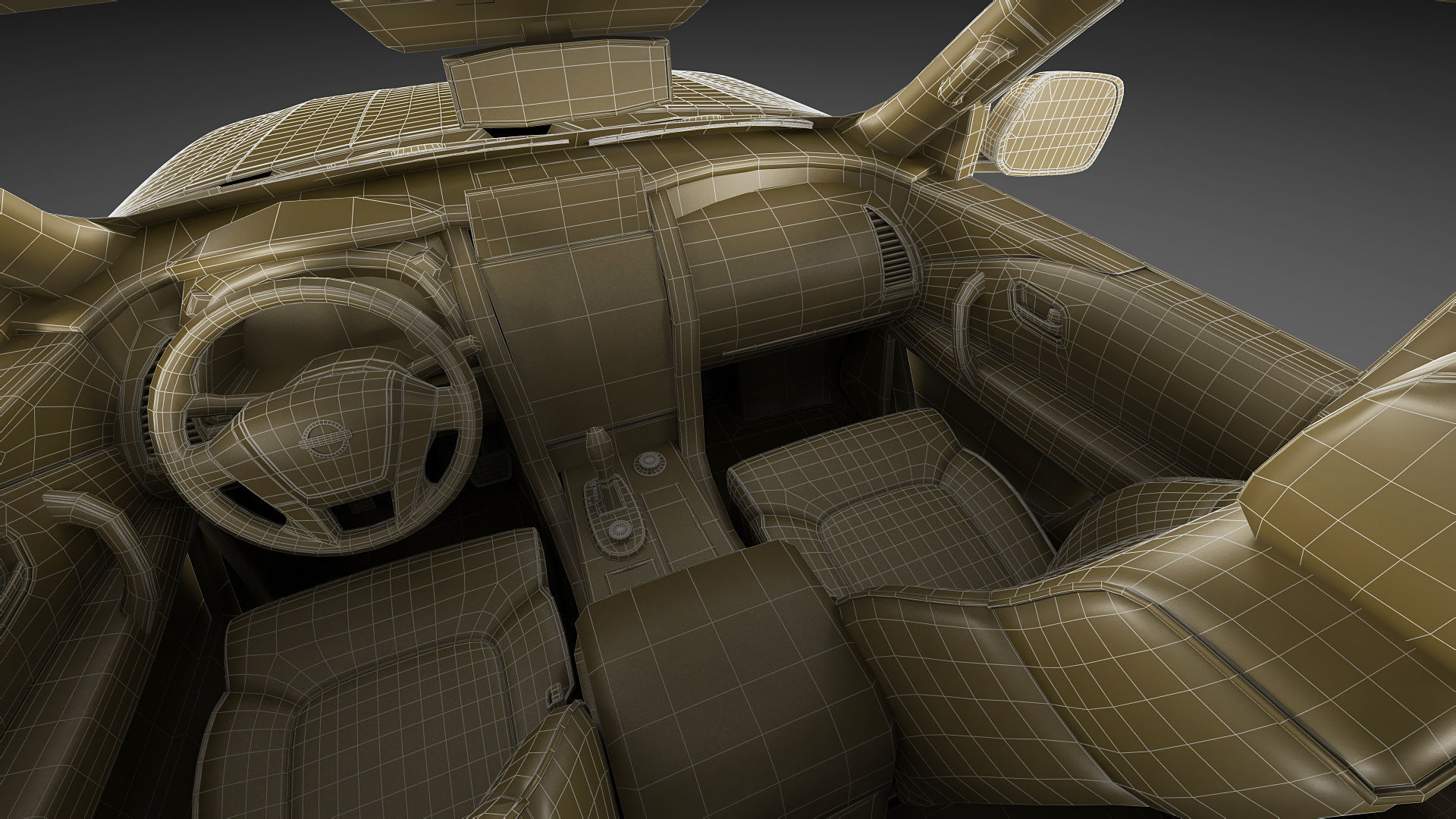 Nissan Armada 2021 3D model_25