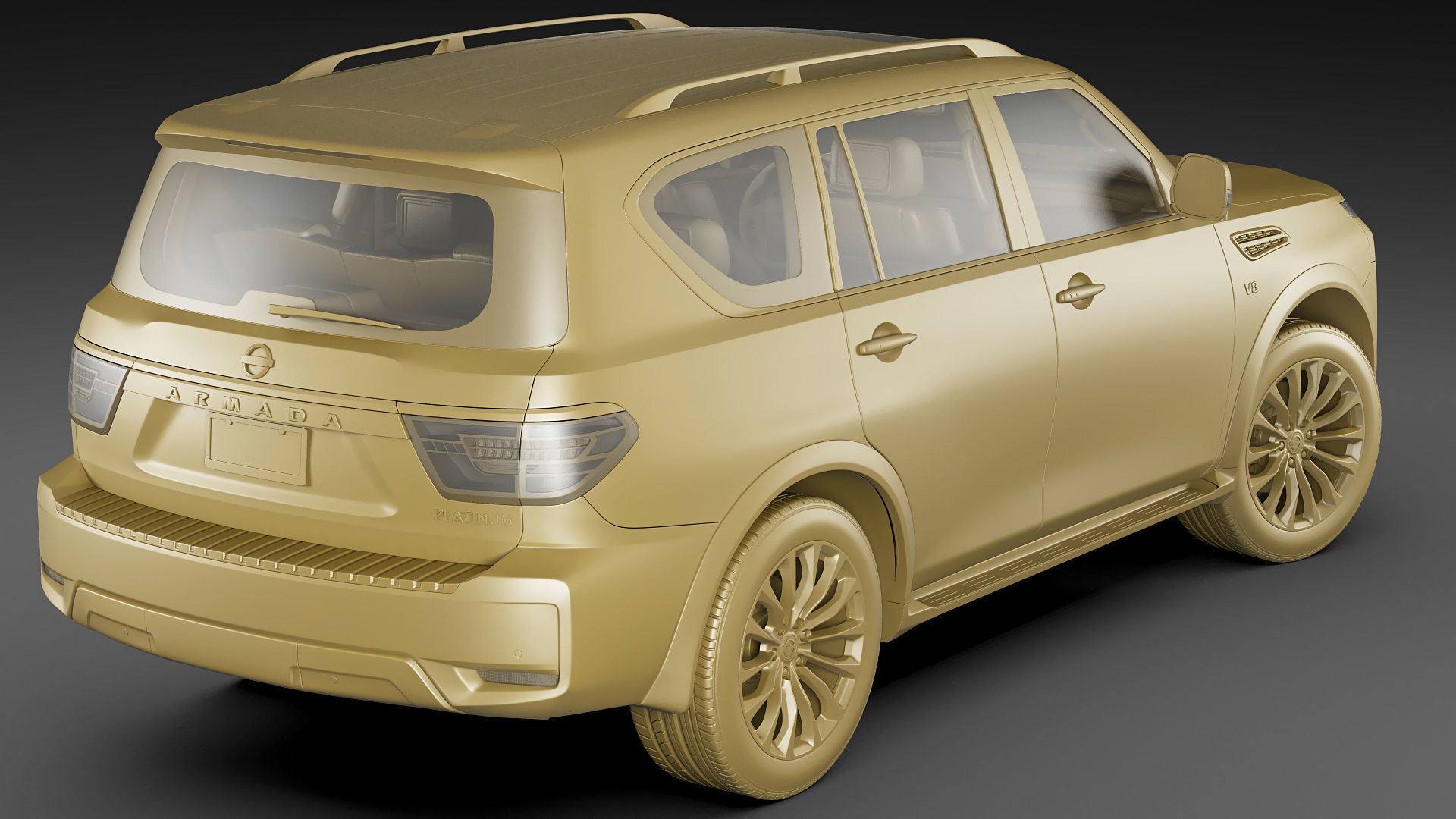 Nissan Armada 2021 3D model_20