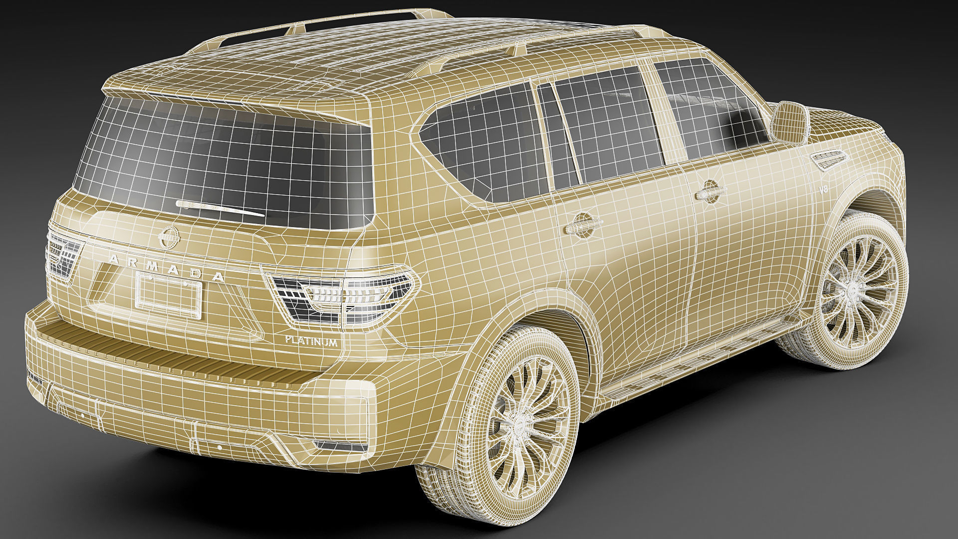 Nissan Armada 2021 3D model_24