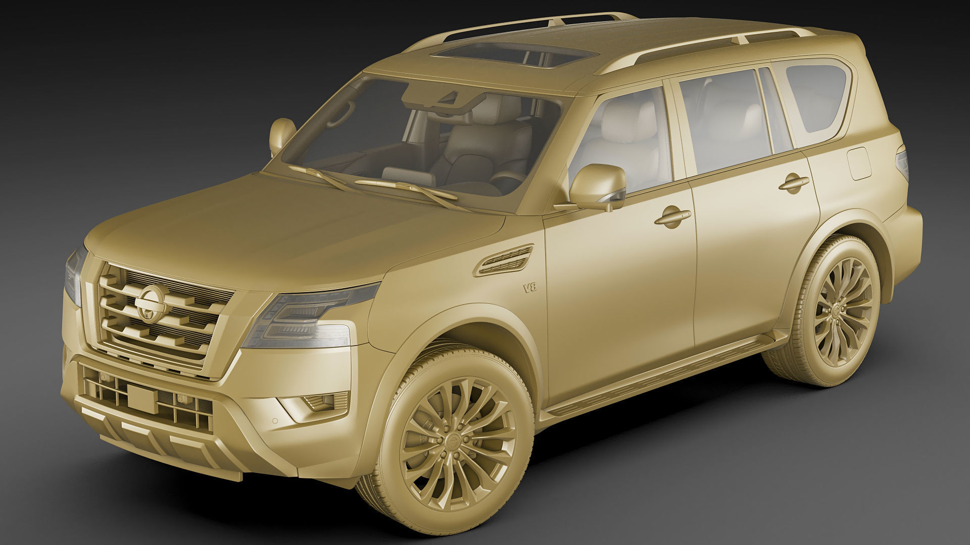 Nissan Armada 2021 3D model_19