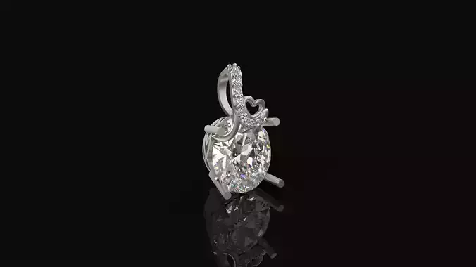 Model 295 Love Diamond Pendant 