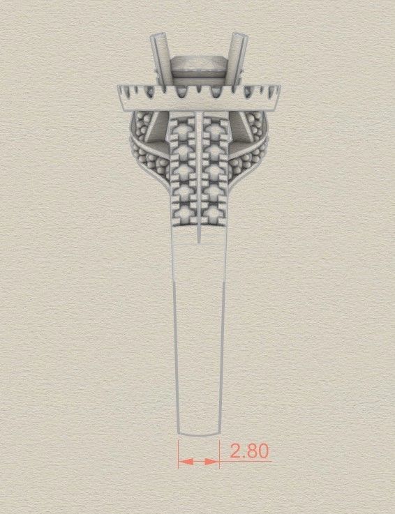 Model 298 Solitaire Ring 6 Half US Size  3D print model_7