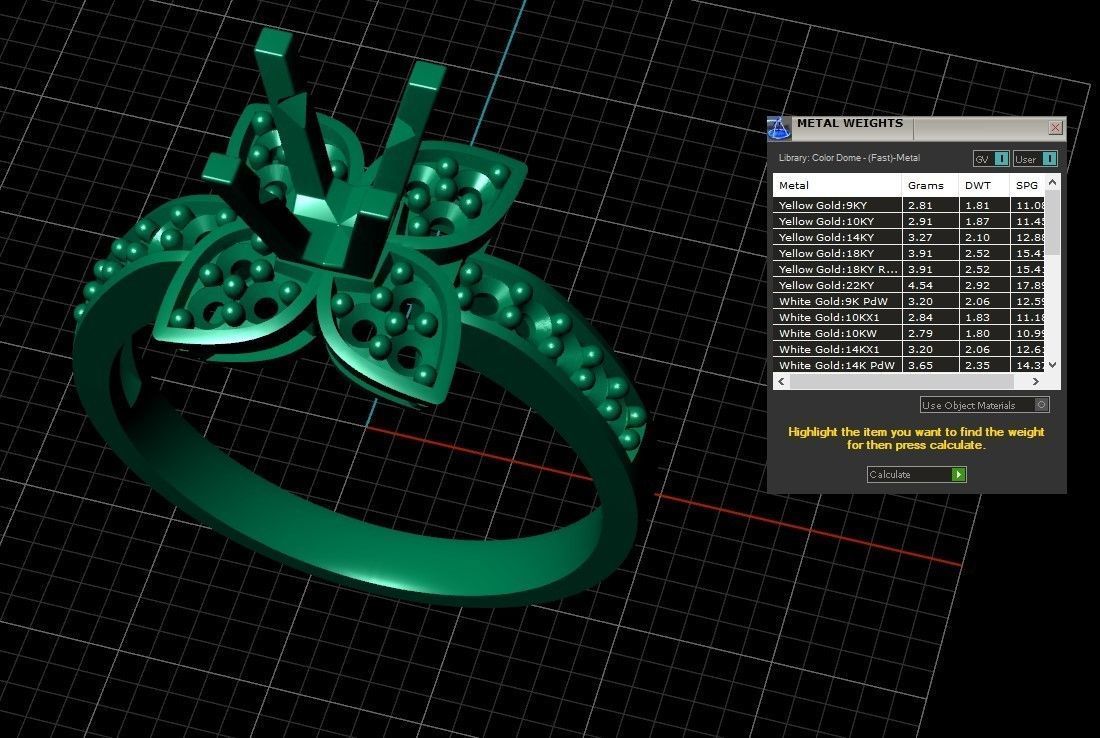 Model 301 Solitaire Ring 6 US Size  3D print model_10