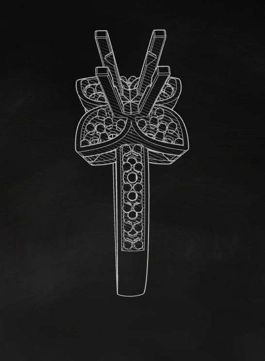 Model 301 Solitaire Ring 6 US Size  3D print model_9