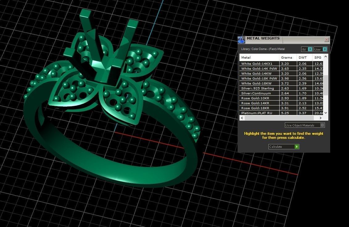 Model 301 Solitaire Ring 6 US Size  3D print model_11