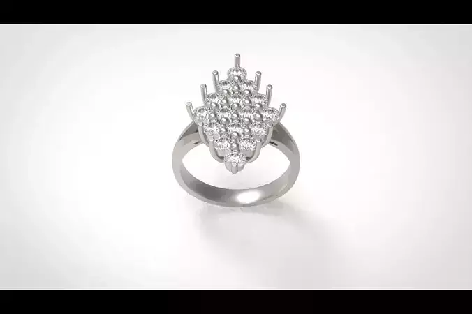 Model 307 Diamond Ring 6 Half US Size 