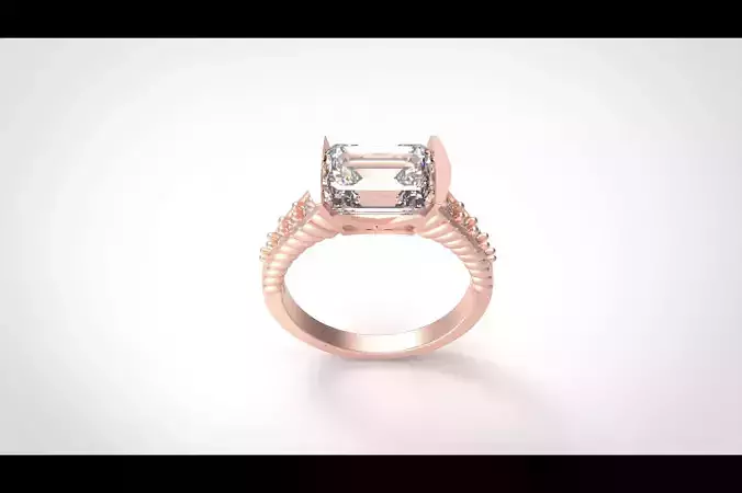 Model 311 Diamond Ring 56 EU Size 